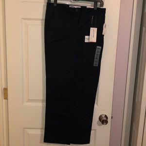 Boys navy blue school uniform dress pants